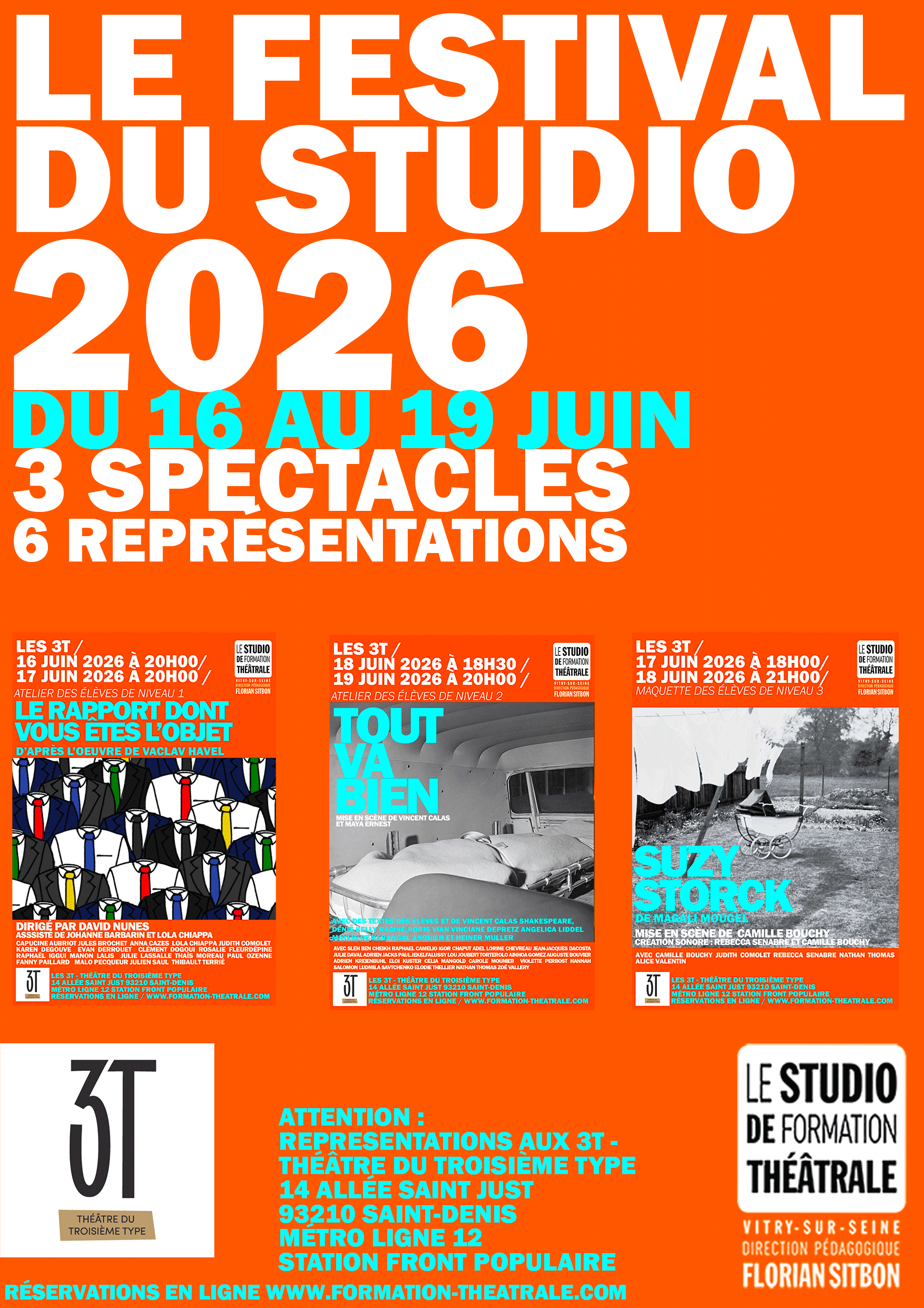 FESTIVAL 2026 / PROGRAMME ET RÉSERVATIONS